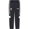 Li Ning Logo Print Straight Leg Knitted Sports Pants Men Bottoms Black AKLRA87-2