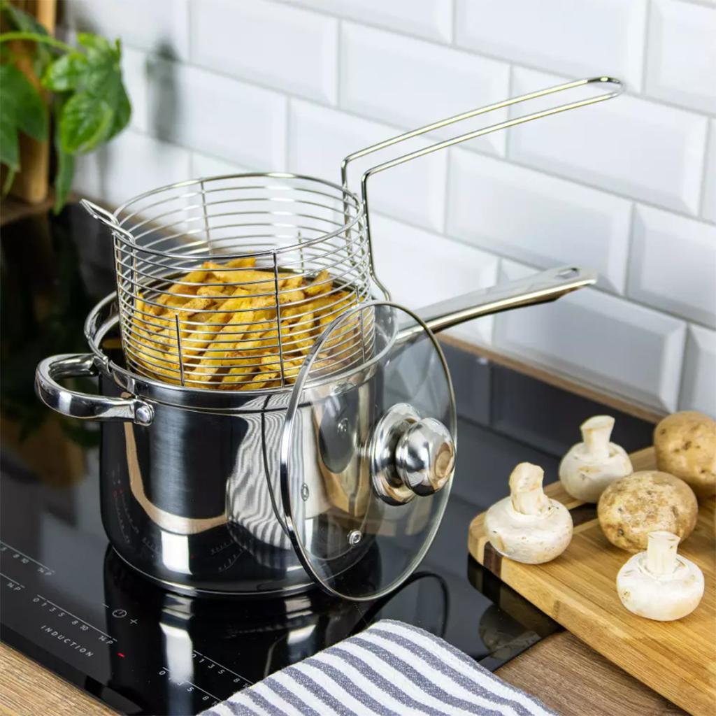 Kinghoff Kh-4581 Saucef + Deep Frying Strainer