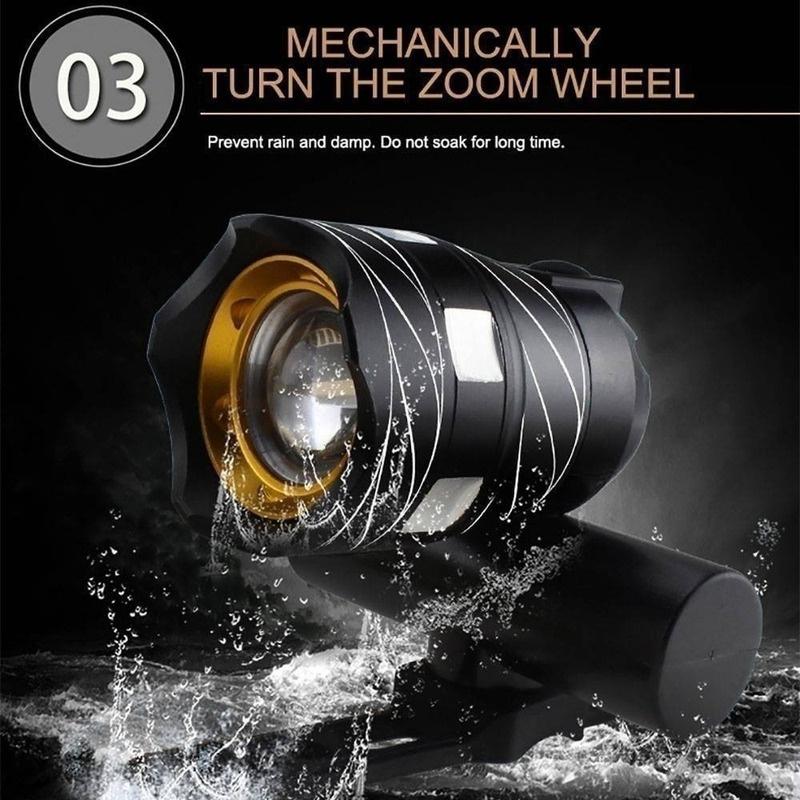 Лучшие фонари для горного велосипеда с функцией вспышки для ночной езды, супер яркий, со свободным зумом, водонепроницаемый T6 светодиодный велосипедный фонарь, перезаряжаемый через USB велосипед