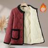Зимняя бархатная и бархатная хлопковая одежда с подкладкой, утолщенные ретро-хлопковые куртки с застежкой-диском, теплые хлопковые куртки для женщин