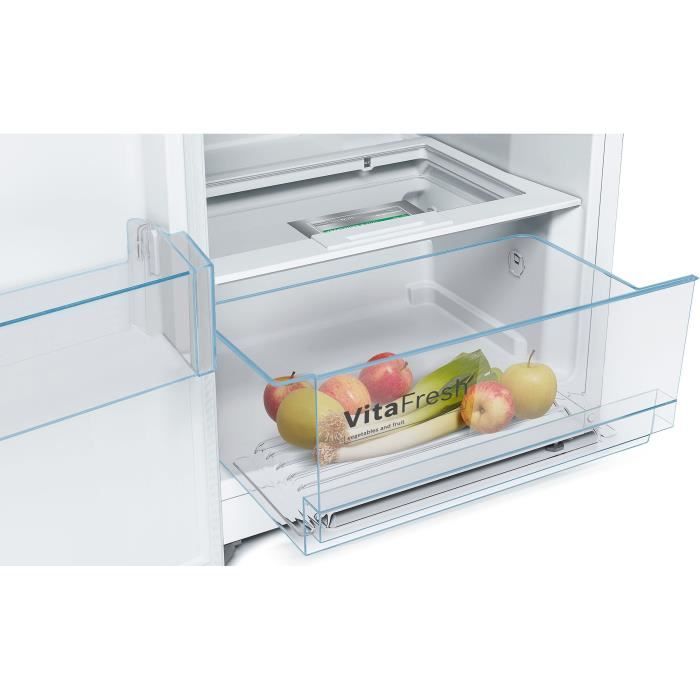 Réfrigérateur pose-libre - BOSCH KSV33VWEP SER4 - 1 porte - 324 L - Blanc - Froid ventilé - Classe énergie E