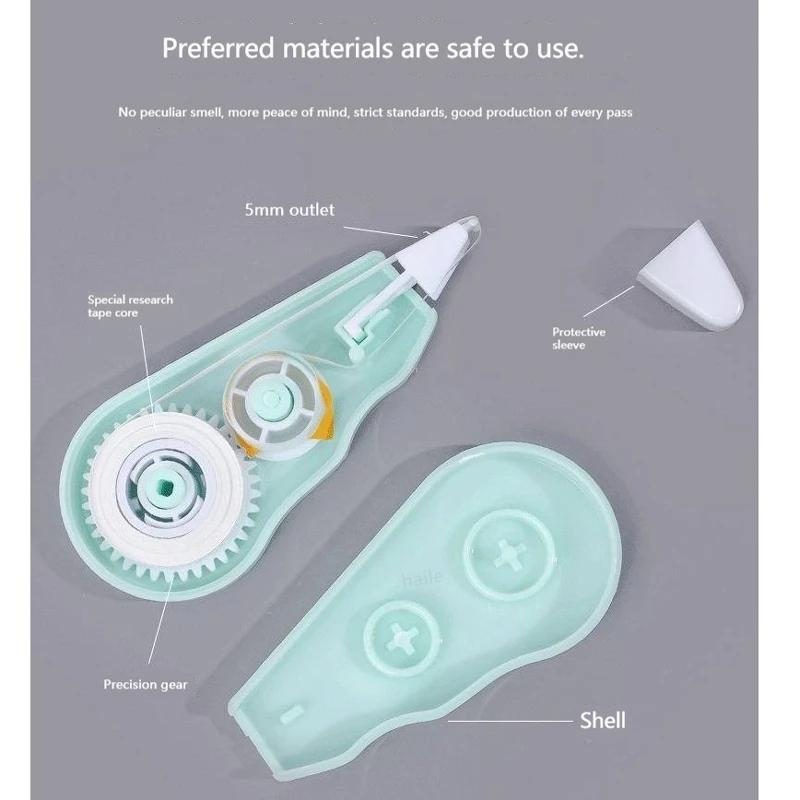 6 шт./упак. корректирующие ленты, рекламный подарок, Южная Корея, канцелярские принадлежности, милая девушка, портативный мини-набор лент, школьные и офисные принадлежности