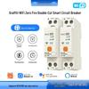 Граффити WiFi Двухполюсный автоматический выключатель с защитой от напряжения и тока и дистанционным управлением