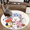 BT21 Character,Cartoon Decal Chair mat Round Rug Office carpet, Non slip, Suitable for Living Rooms, Bedrooms decor.1205176a