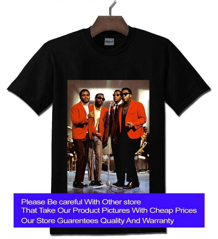 The Four Tops Reach Out I'll Be There Black T-shirt S - 5XL Unisex T-Shirt