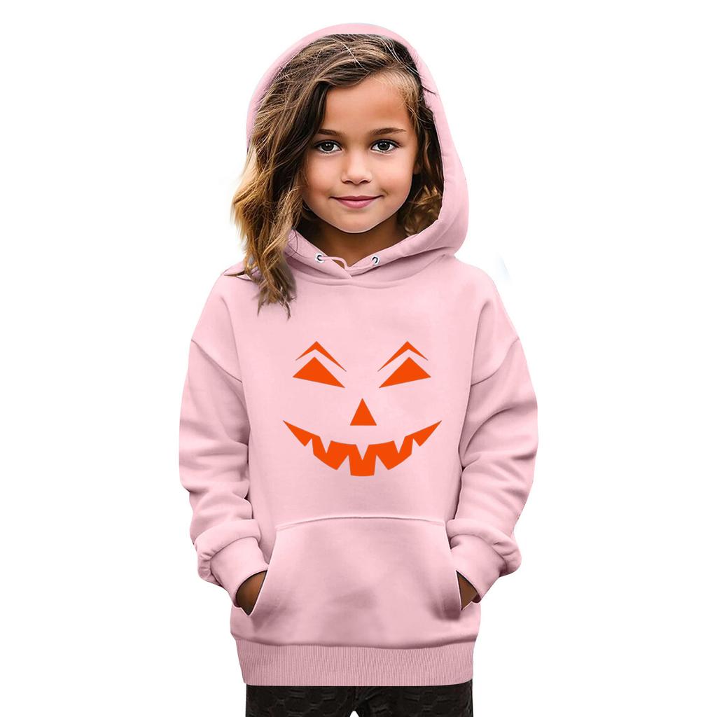 Sweatshirts For Teen Girls Hoodies Long Sleeve Drawstring Pullover Cute Oversized Hoodie Halloween Day