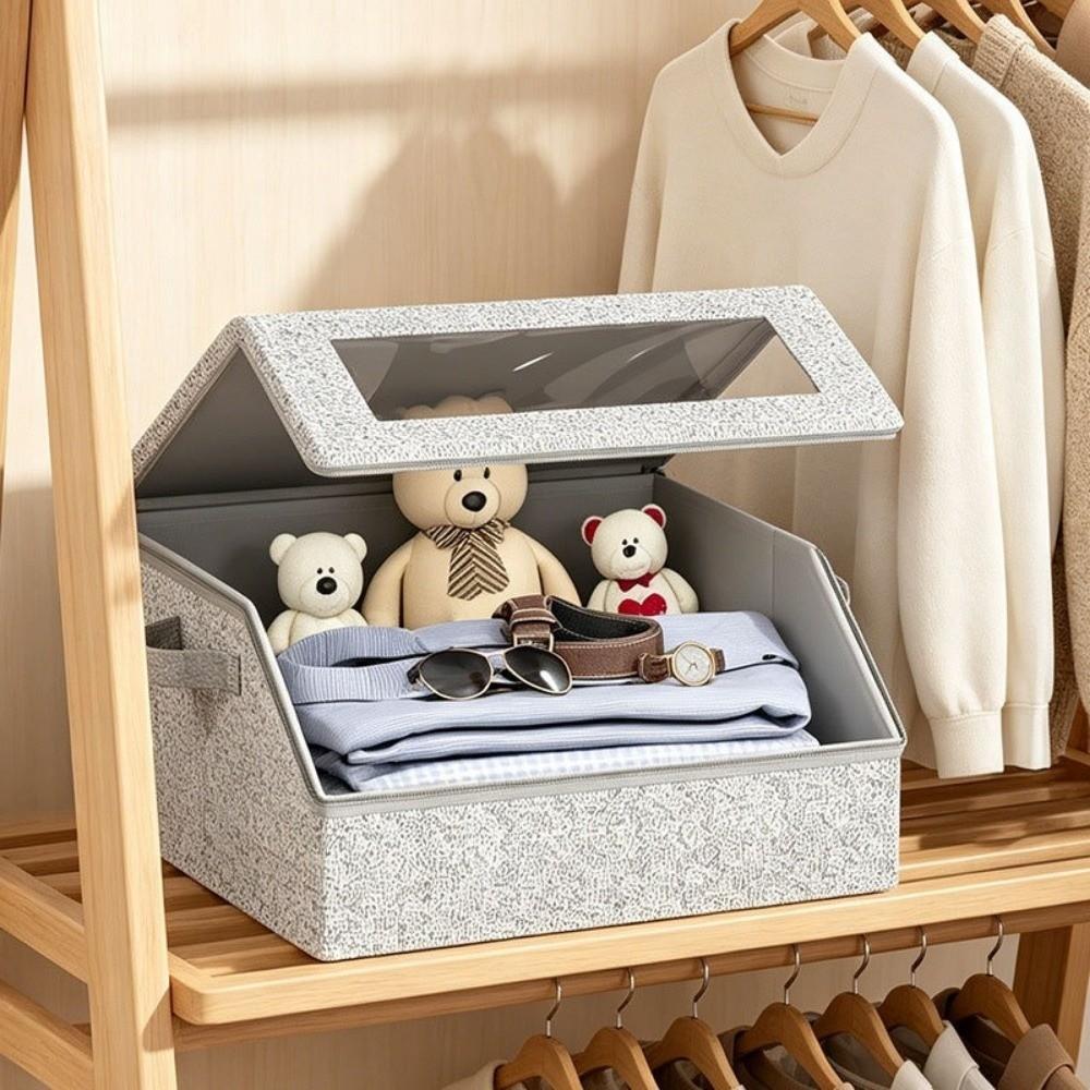 Clear Window Hat Storage Box Dust-proof Cap Holder Bag Baseball Cap Storage Box  Men