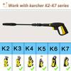 2100 PSI Trigger Gun Kit, Pistol Grip With Rotary Lance, High Pressure Gun For Karcher Quick Hose System K2 K3 K4 K5 K7