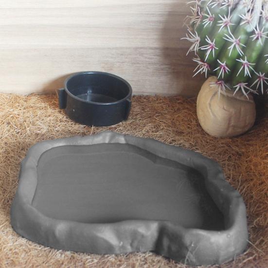 Кормушка для рептилий Террариумная миска Миска для корма и воды для черепахи, ящерицы, геккона, бородатой агамы