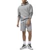 Jordan Solid Color Logo Print Hoodie Men Hoodie Gray DQ7467-091