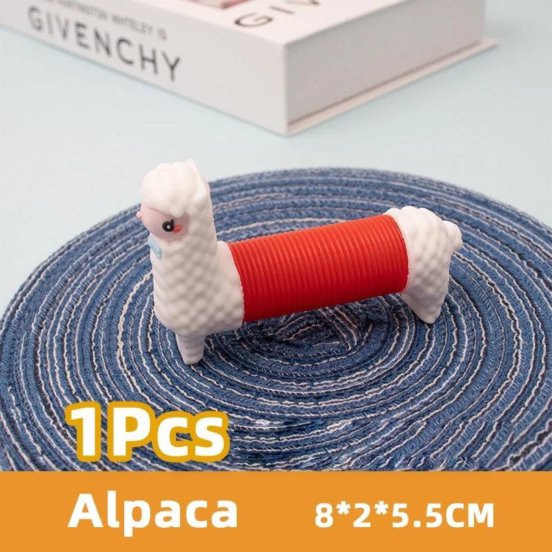 3D Luminou Pop Tube Игрушка Силиконовая Альпака Единорог Push It Bubble Balls Декомпрессионная трубка Антистресс Непоседа Дети Взрослые Подарки