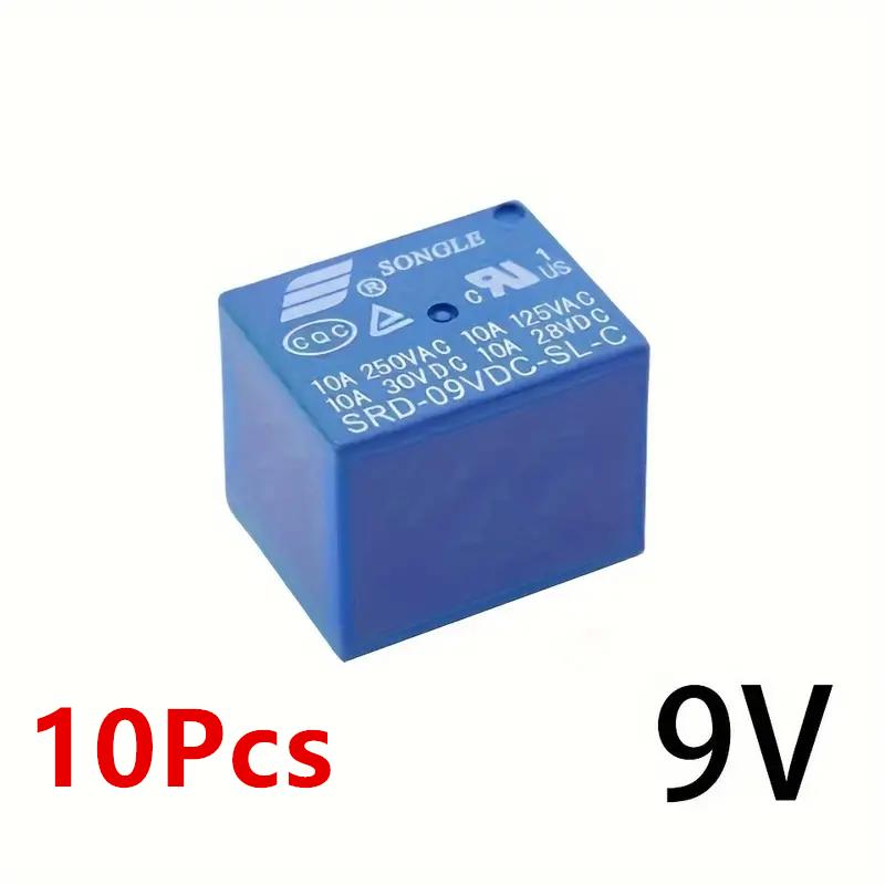 Relay SRD-09VDC-SL-C T73 9V 5 Pin PCB Type Power Relay Electronic DIY Kit Srd09vdcslc