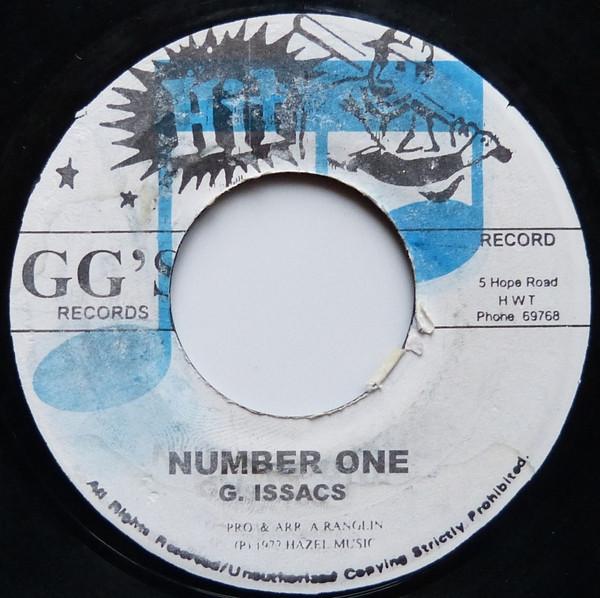 7-дюймовая пластинка GREGORY ISAACS TRINITY Number One NONE GGs Records Ямайка Регги Ска Даб Б/у