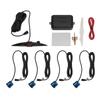 Car Reverse Backup Radar System 4 Parking Sensors LED Display Buzzer Beep Alarm Indicator for Safe