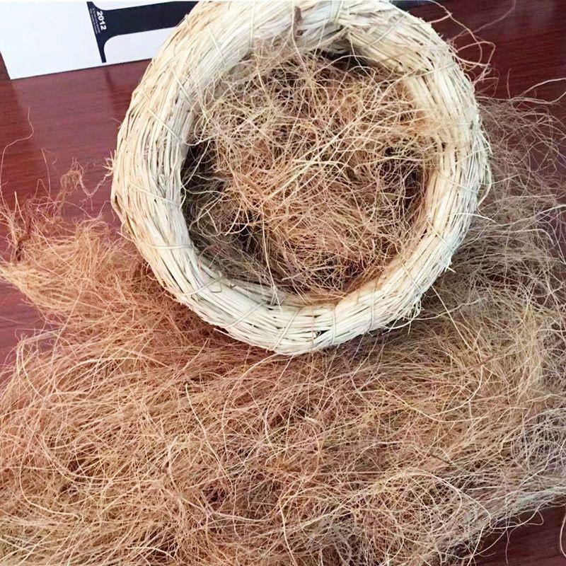 50 г Кокосовое пальмовое волокно Кокосовая скорлупа Волокно Покрытие для озеленения Горшечный кокосовый шелк Мощение Декоративное Подстилка для гнезда птицы Дышащее Травяное волокно