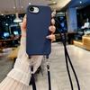 Чехол-сумка на шею конфетного цвета для iPhone 17 Air 16 Plus 16E 15 14 13 12 11 Pro Max, силиконовый мягкий ТПУ задняя крышка