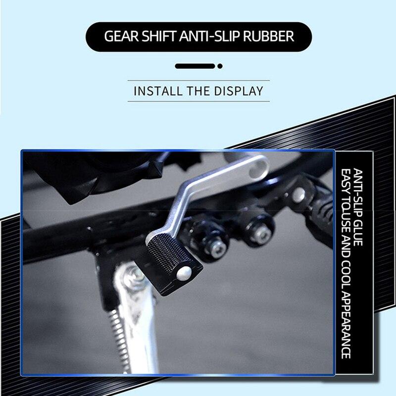 2 шт. универсальный мотоциклетный рычаг переключения передач педаль резиновый чехол протектор подножка носок гель для Honda Yamaha Kawasaki аксессуар