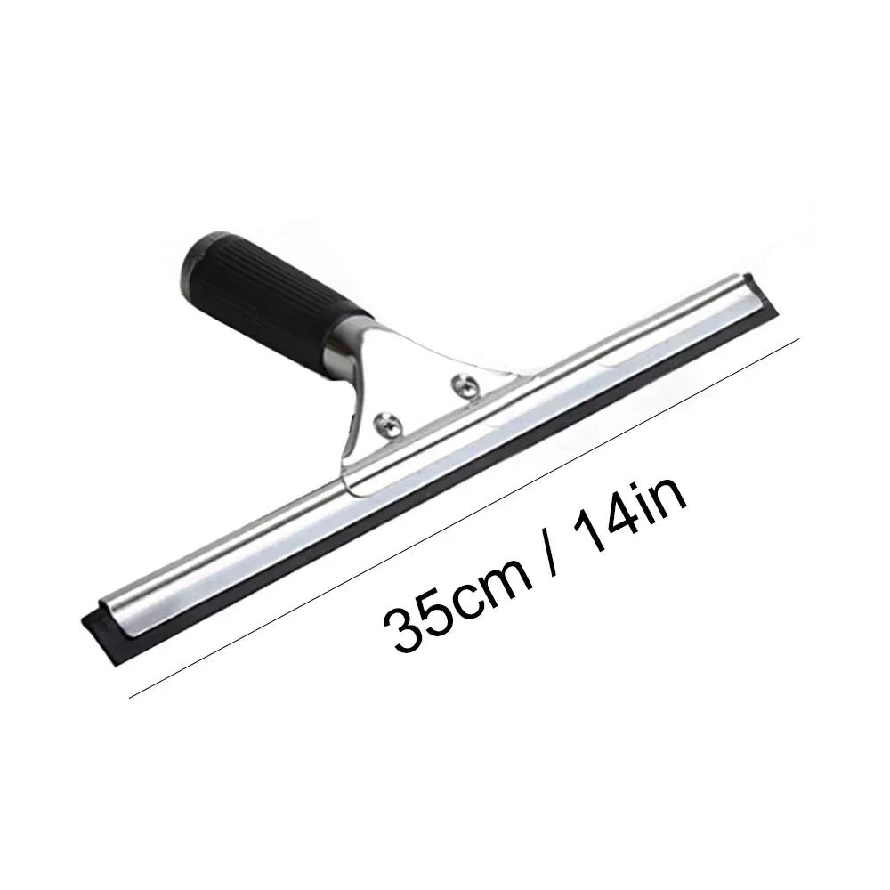25/30/35/40cm Glass Cleaning Squeegee Window Wiper Window Cleaning Tool Rubber Blade for Bathroom Shower Home Car Glass Cleaning