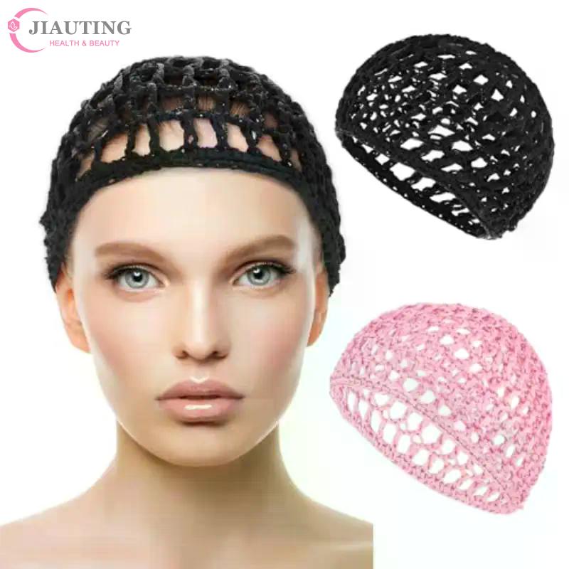 1 шт. Ажурная сетчатая crochet шапочка для волос, плетеная шапочка для волос, бонет, ночная шапочка, шапочка для сна для женщин, аксессуары для парика, головной убор для сна