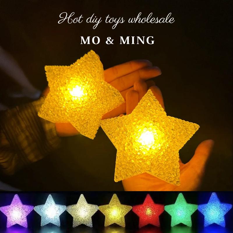 New Year's Stage Performance Star Lights: Glowing Cheering Sticks & Star Bracelets