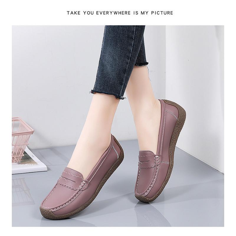 Новая весенняя женская модная и универсальная обувь для мам на плоской подошве и нескользящая женская обувь