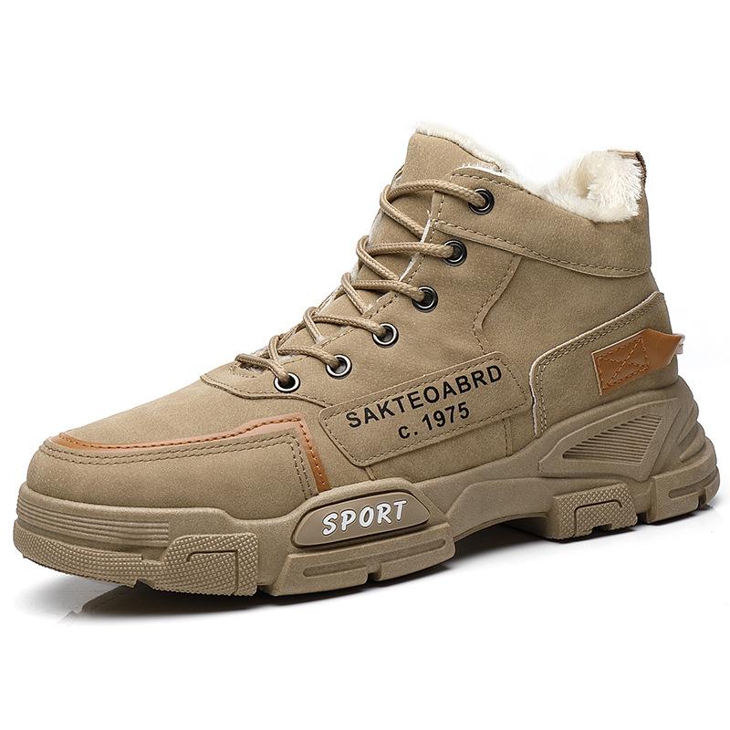 Мужские ботинки, мужская зимняя обувь, модные зимние ботинки, зимние кроссовки больших размеров, мужская обувь до щиколотки, зимние ботинки, черная, синяя обувь