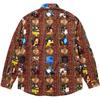Supreme X Mark Leckey FW23 Неделя 4 Рубашка из вельвета с жестким принтом 'Multicolor' Мужская SUP-FW23-089