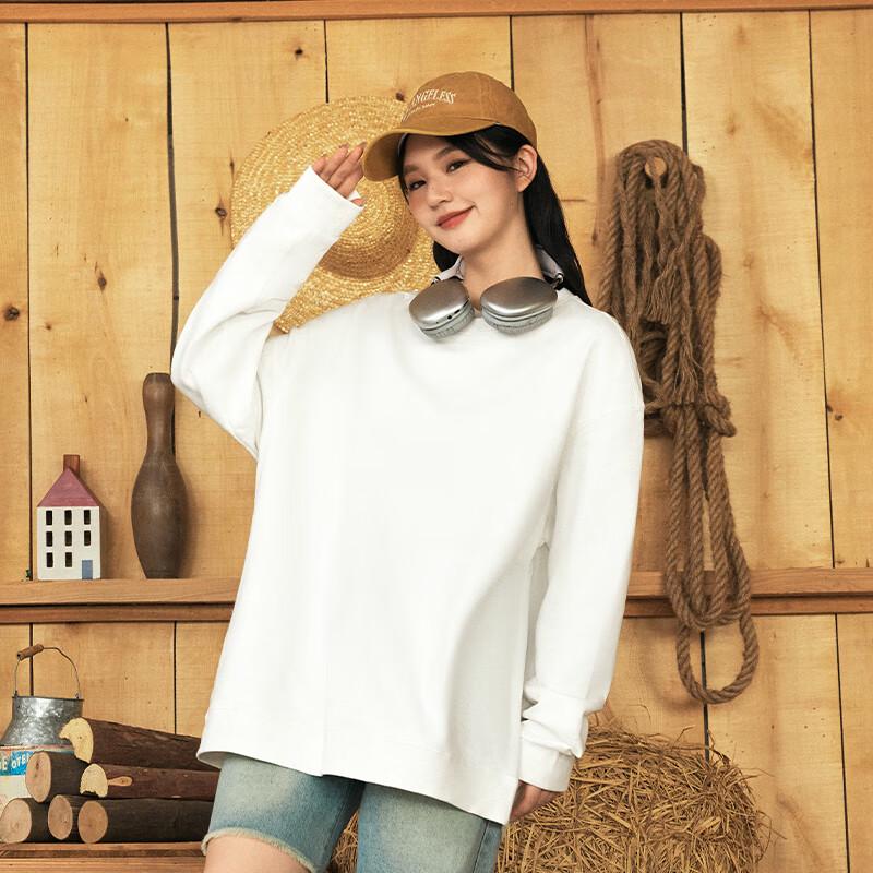 Мужской повседневный свитшот VANCL с круглым вырезом и длинными рукавами