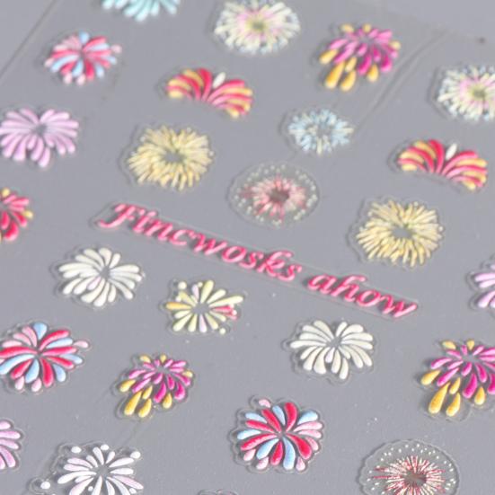 Наклейка для ногтей 5D Dragon Year ПВХ легко наносится долговечный рельефный дизайн наклейка для дизайна ногтей женские аксессуары