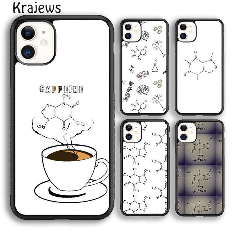 Чехол для телефона Krajews Science Chemistry Caffeine для iPhone 14 5S 6S 7 8 plus X XR XS 11 12 13 pro max Samsung S21 S22 ultra