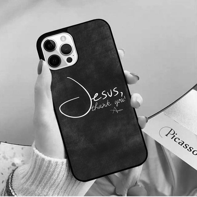 Bible Jesus Christ Christian Quotes Phone Case Cover For iPhone 13 Pro Max 12 Mini X XR XS Max SE 2020 6 7 8 Plus 11 Pro Max