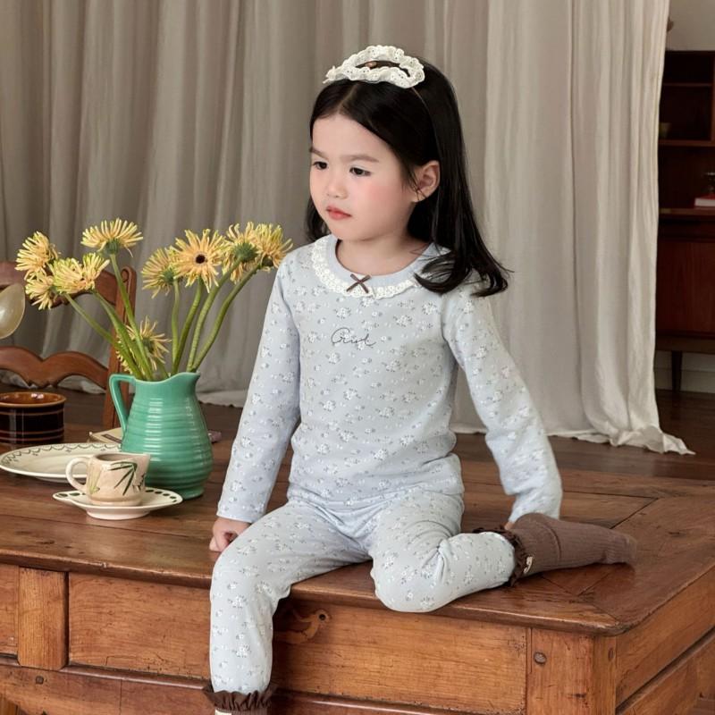 Kids Cotton Lycra Pajamas Set A Skin-friendly Long Sleeve Winter Homewear Boys Girls