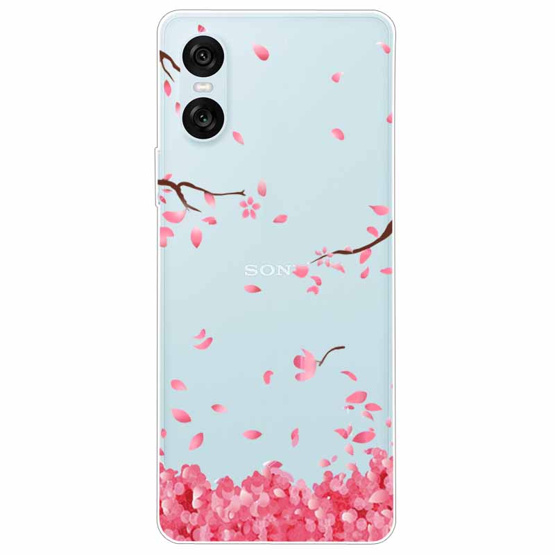 Силиконовый прозрачный чехол для Sony Xperia 10 VI Чехол TPU Милый прозрачный корпус для Sony Xperia 1 VI Чехол 10VI 1VI Печать Мультяшный