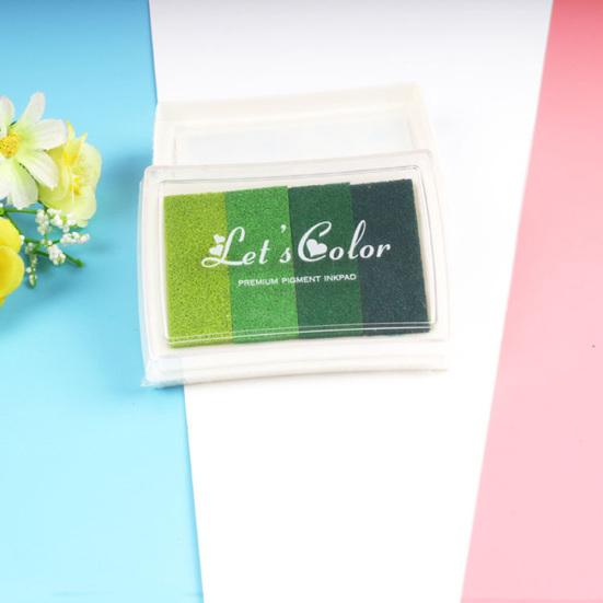 Colorful Stamp Inkpad Painting Drawing Wedding Fingerprint Scrapbooking Kids Toy