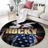 Rocky Round Area Rug Carpet Rug For Living Room Bedroom Sofa Playroom Decor Nonslip Floor Mat