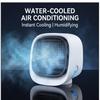 Rechargeable Water-Cooled Fan for Home or Office Use Portable Air Circulator with Quiet Operation High-Velocity Cooling Multi-Functional Mini Evap