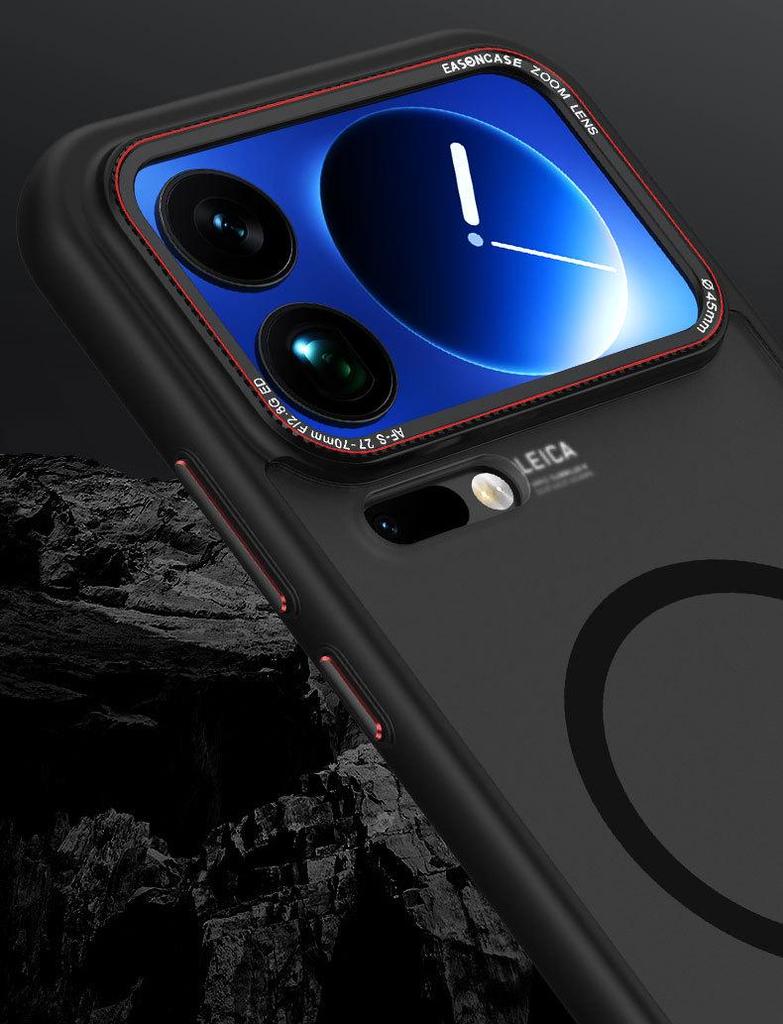 Магнитный матовый металлический защитный чехол для линз Xiaomi 17 Pro Max