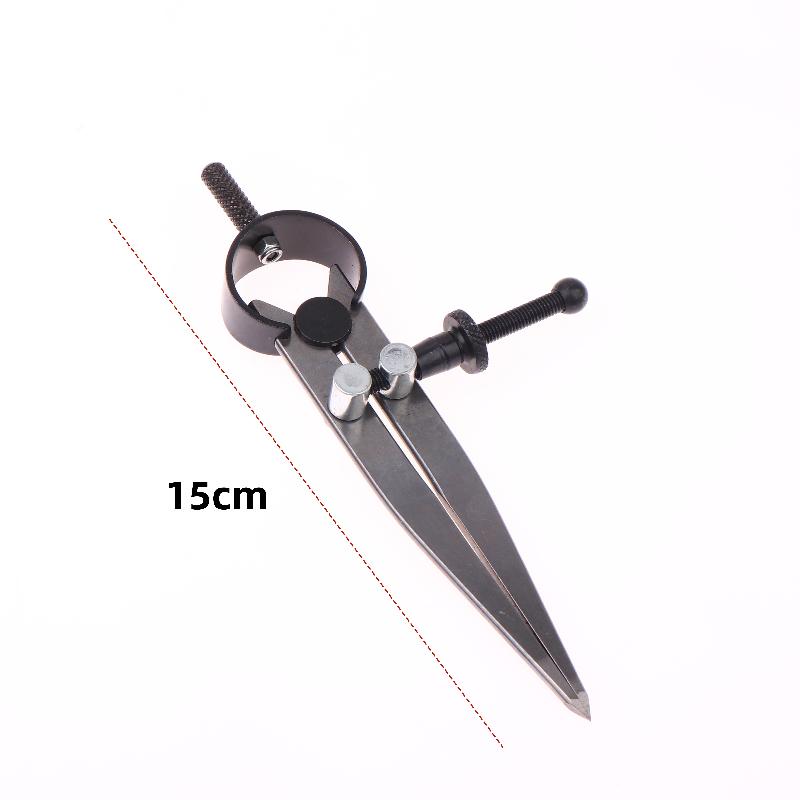 1 шт. Регулируемый циркуль-измеритель, инструмент для кожевенного ремесла для разметки линий, крыльчатый делитель, вращающийся разметочный инструмент, инструмент для ручной работы по коже