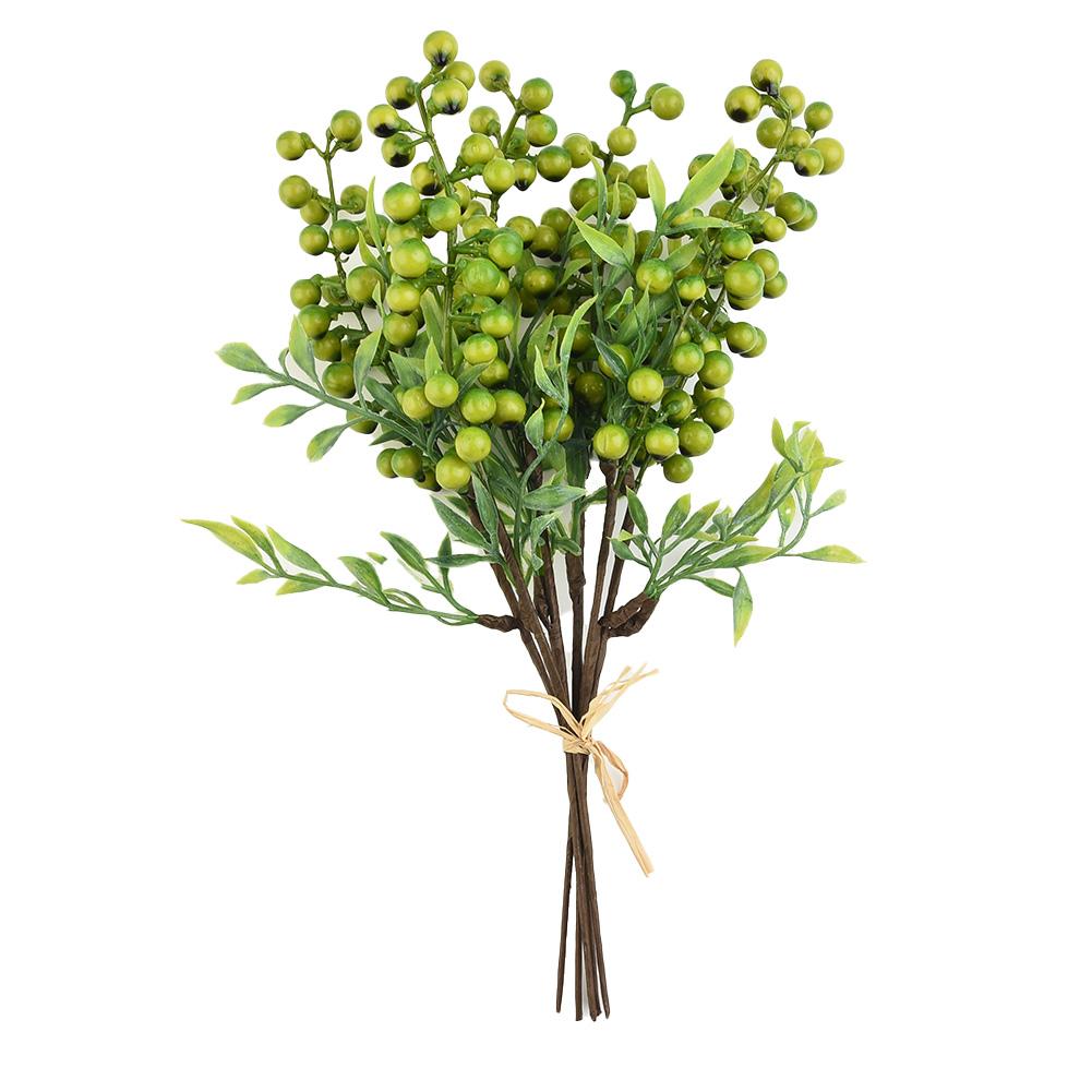 Рождественские украшения поставляют искусственные ягодные цветы для рождественской елки и венка