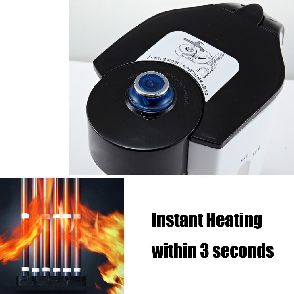 2000 Вт 3 л Электрический водонагреватель Мгновенный нагрев Электрический чайник Диспенсер для воды Регулируемая температура Кофеварка Чайник Офис