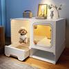 One-bedroom apartment with separate bath/toilet, indoor dog house, small dog cage for Teddy Pomeranians