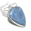 Камень Ангелит Драгоценный камень Ручная работа 925 Стерлинговое серебро Ювелирная подвеска 1,97" L2Q60