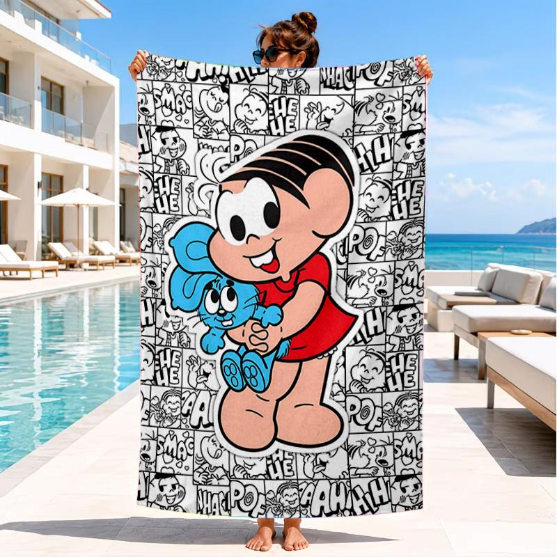 Monica's Adventures In Colorful Land Beach Towel, Super Soft Microfiber, Perfect Gift for Her/Him, Birthday, for Pool, Beach, Travel, Beach Party
