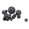 15Pcs Polyhedral Dice Set Acrylic D3 To D100 Table Gaming Dices for Role Playing Table Games Party
