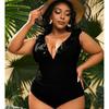 Plus Size One-piece Conservative Ladies Swimsuit Plus Size Bikini Beach Swimsuit