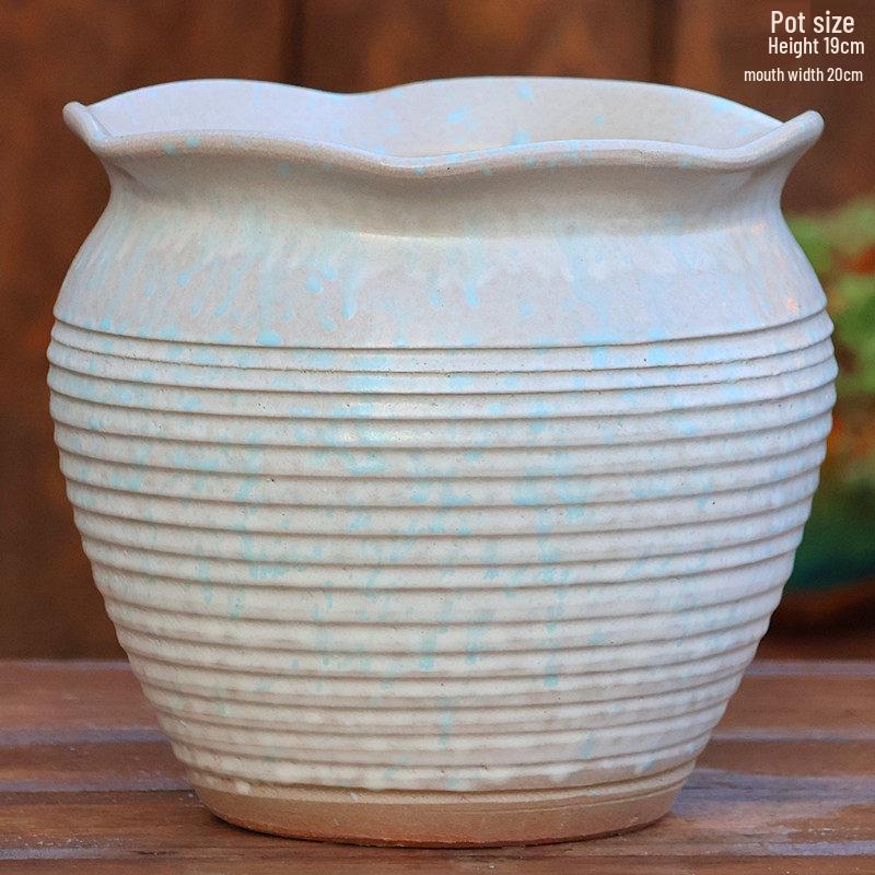 Специальное предложение: Высокий ретро-керамический цветочный горшок для суккулентов или зеленого редиса