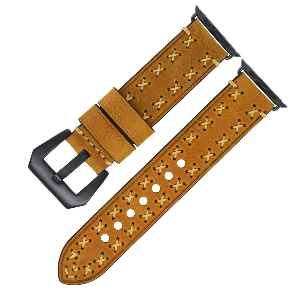 Подходит для ремешка Iwatch Apple 8/7/6/5Se Кожаный ремешок Apple Watch8 Браслет Аксессуары Ремешок