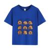 Capybara Kids Clothing Tees Summer Printed Cartoon Fashion cotton Short Sleeve Tshirt Girls Casual Tops T Shirts Crewneck