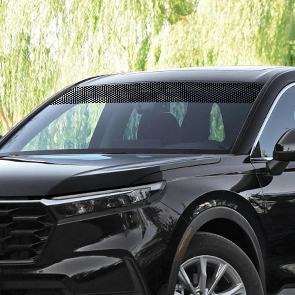 Auto Front Windscreen 3D Transparent Car Windshield Sunshade Sticker UV Protection Decorative Decal Easy Installation