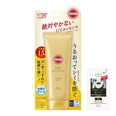 Suncut KOSE Perfect UV Essence 120 г Солнцезащитный крем большого объема с бонусом SPF50+ PA++++